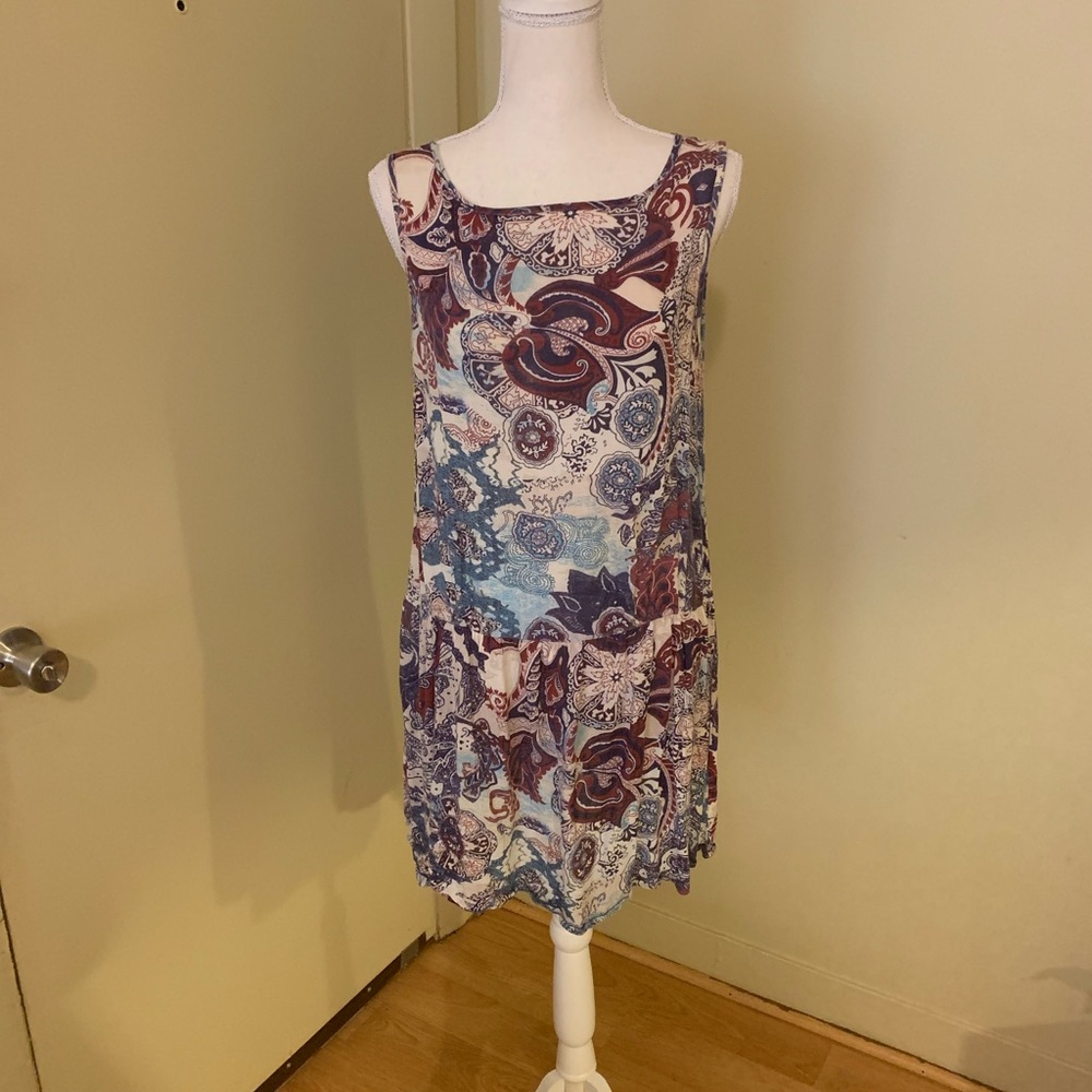 Mango Brand Paisley Print Dress